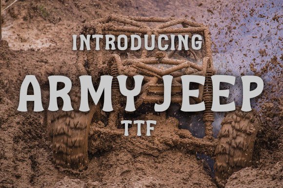 Army Jeep Font: Adding Joy to Your Business Branding