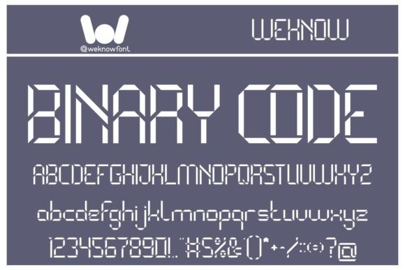 Binary Code: A Sci‑Fi Display Font for Digital Branding