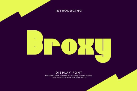 Broxy: A Bold Display Font for Web Designs That Demand Attention