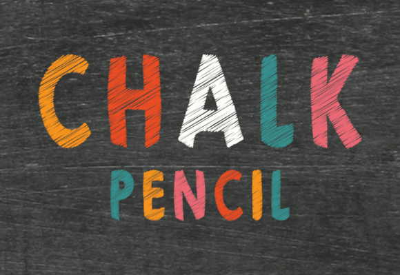 Chalk Pencil: A Display Font That Sketches Its Own Mood