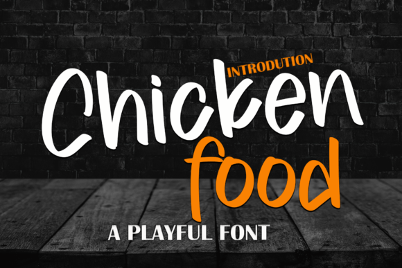 Chicken Food: A Display Font with Classic Elegance