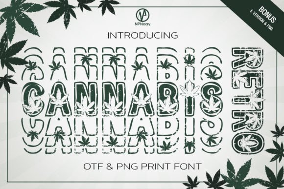 Crafting Editorial Atmosphere with Cannabis Retro Font