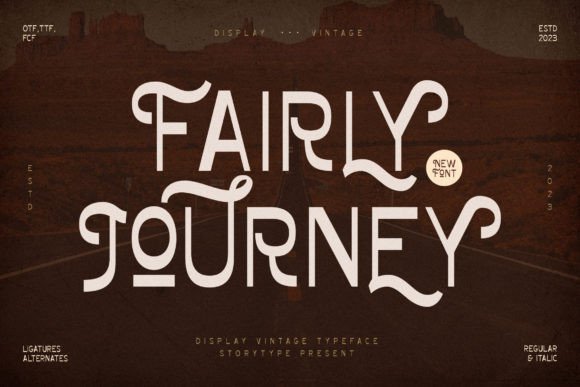 Fairly Journey: A Premium Font for Elevating Your Brand