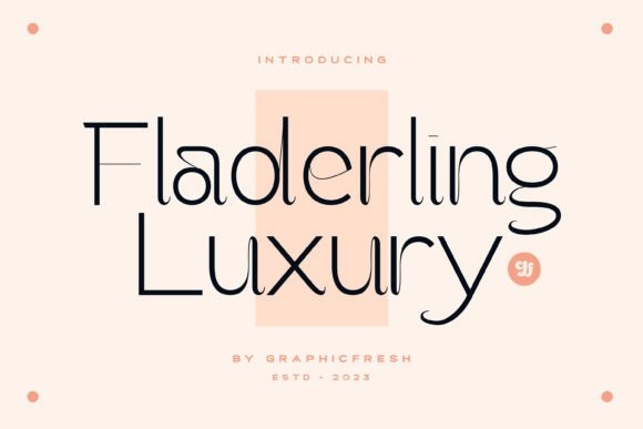 Fladerling: A Versatile Typeface for Modern Digital Branding