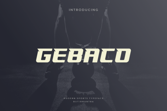 Gebaco: A Stylish Display Font for Creative Branding