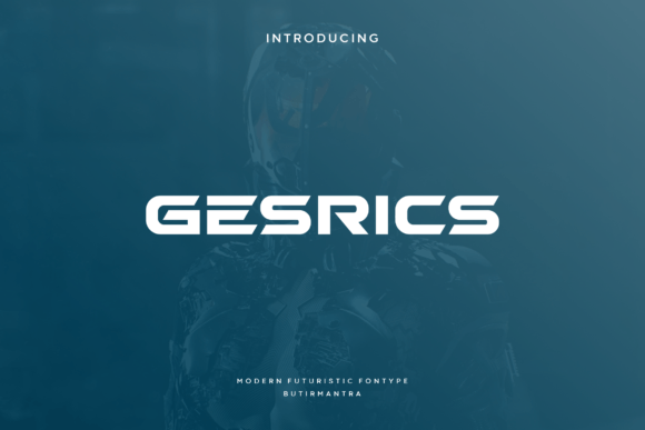 Gesrics: A Futuristic Display Font for Digital Designers
