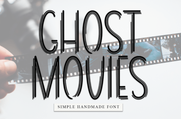 Ghost Movies: A Display Font with a Whispered Personality
