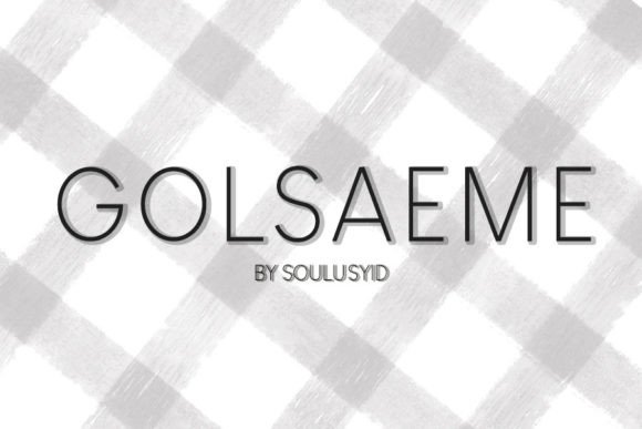 Golsaeme Font: A Bold, Dynamic Display Typeface