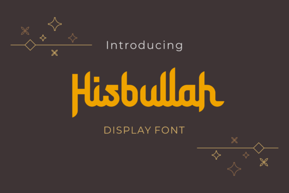 Hisbullah Font: A Luxurious Arabic Display Typeface