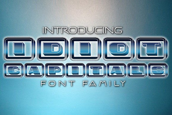 Idiot Capitals: A Bold and Unforgettable Display Font