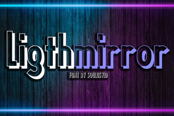 Ligthmirror: An Editorial Font with a Soft Focus