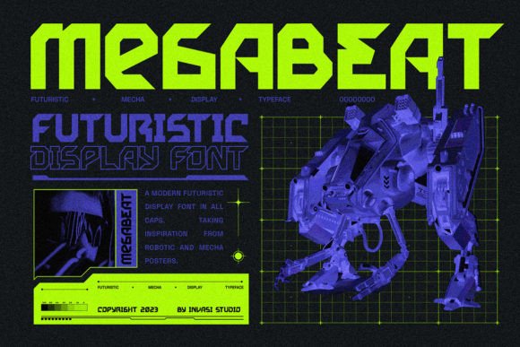 Megabeat: A Display Font for Bold Crafters