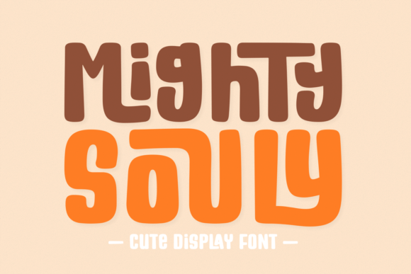 Mighty Souly: The Whimsical Display Font for Your Craft Business