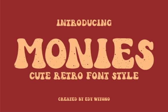 Monies: A Retro Groovy Font for Modern Web Design