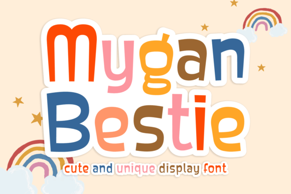 Mygan Bestie: The Friendly Display Font for Small Business Branding