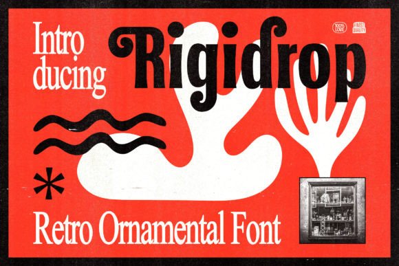 Rigidrop: A Vintage Signage Font for Distinctive Digital Design