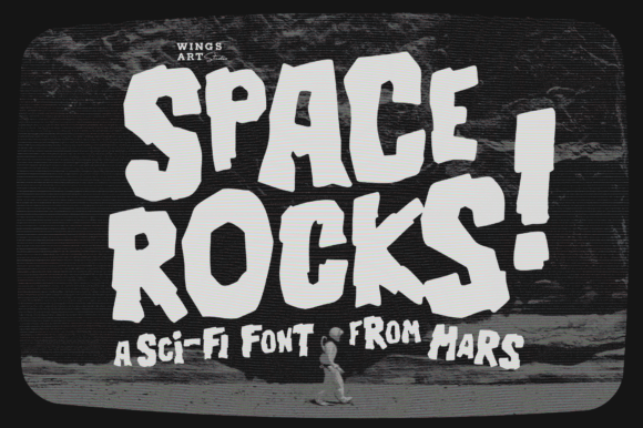 Space Rocks: A Futuristic Display Font for Web Designers