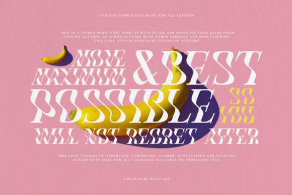 Stragie Typeface: A Quirky Display Font for Memorable Branding