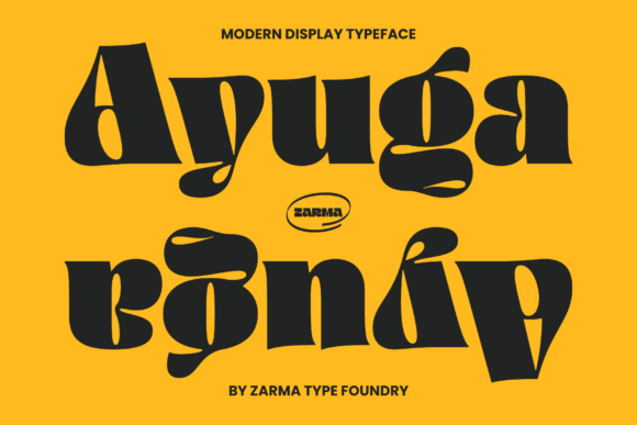 Testing Ayuga: A Bold Display Font for Real Branding Projects