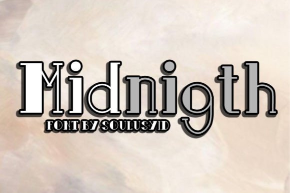 The Midnigth Font: A Distinctive Voice for Editorial Design