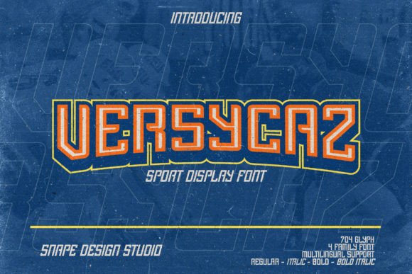 Versycaz: A Bold Display Font for Dynamic Editorial Design
