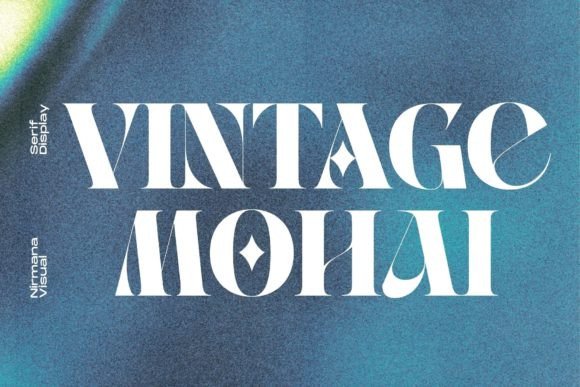 Vintage Mohai: A Display Font for Standout Branding