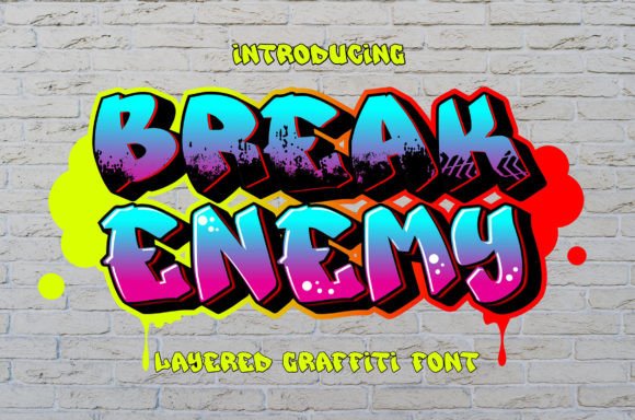 Why Break Enemy Font is a Bold Choice for Urban Branding